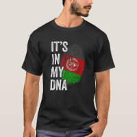 ITS NO MEU DNA Afeganistão Bandeira Orgulho das Ra