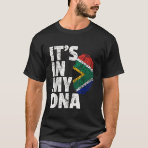 Camiseta ITS NO MEU DNA África do Sul: Mulheres com Sinaliz