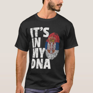 Camiseta ITS NO MEU DNA - Bandeira Sérvia Sérvia