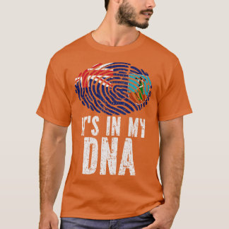 Camiseta ITS NO MEU DNA Montserrat Flag