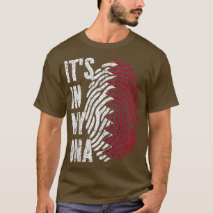 Camiseta ITS NO MEU DNA Qatar Flag Qatari Raglan Baseball