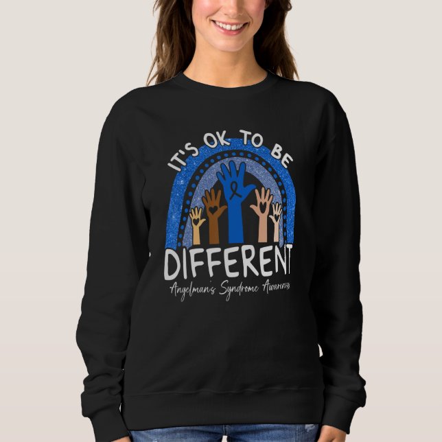 Camiseta It's Ok To Be Different Angelmanu2019s Syndrome Aw (Frente)