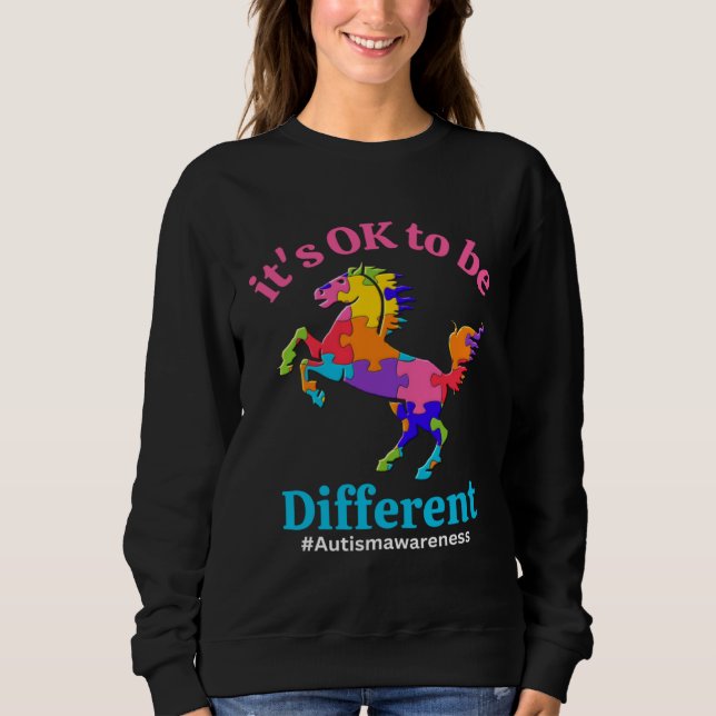 Camiseta Its Ok To Be Different Autism Awareness Acceptance (Frente)