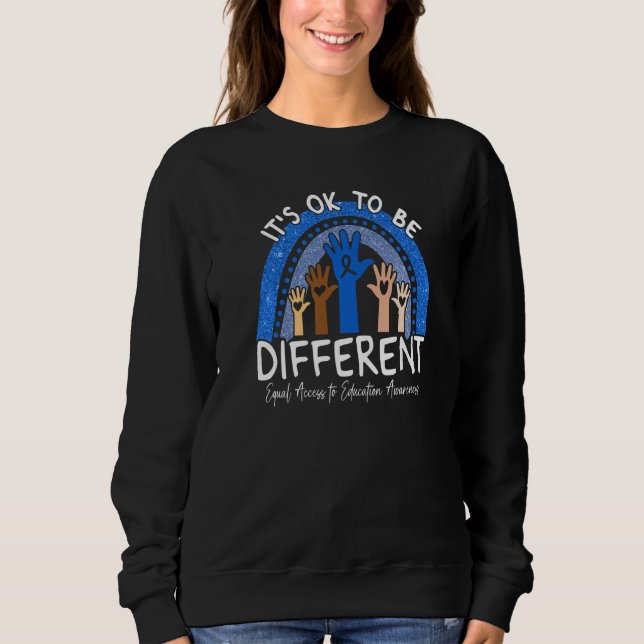 Camiseta It's Ok To Be Different Equal Access to Education  (Frente)