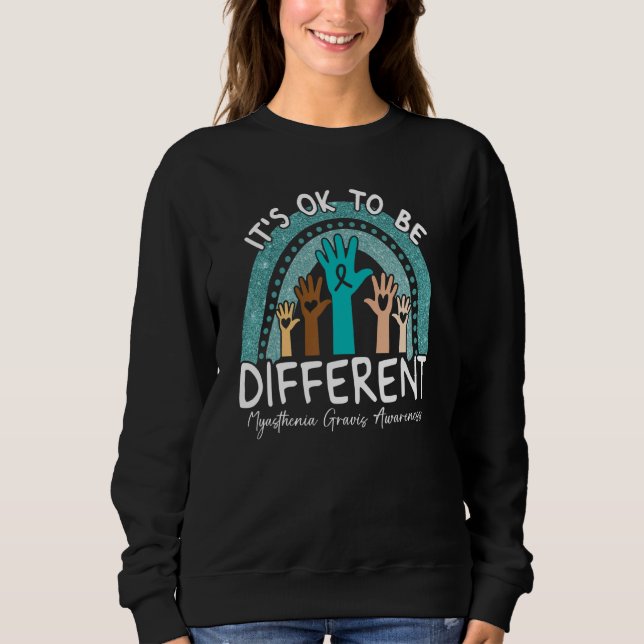 Camiseta It's Ok To Be Different Myasthenia Gravis Awarenes (Frente)