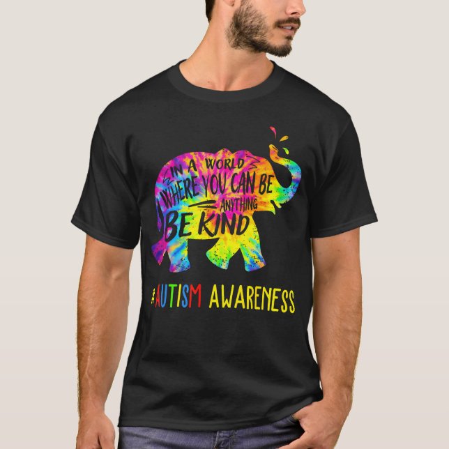 Camiseta It's Okay To Be Different Elephant Autism (Frente)
