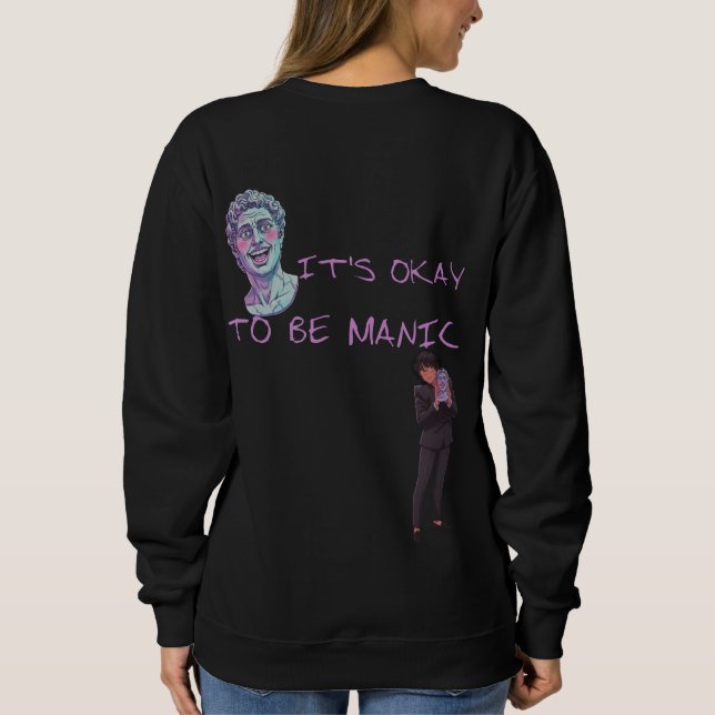 CAMISETA IT'S OKAY TO BE MANIC (Verso)