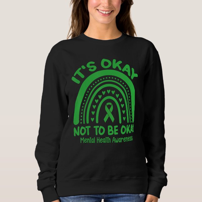 Camiseta Its Okay To Not Be Okay Rainbow Mental Health Awar (Frente)