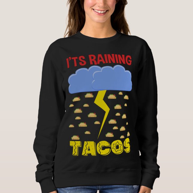 Camiseta It's Raining Tacos Funny Taco Cinco de Mayo Outfit (Frente)