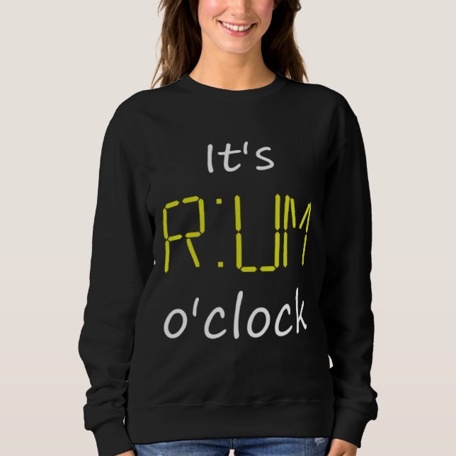 Camiseta It's Rum o'clock. Time for Rum. Rumtime for Rum Lo (Frente)