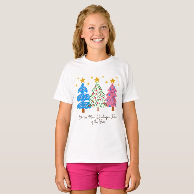 Camiseta It's The Most Wonderful Time Christmas  (Frente Completa)