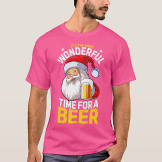 Camiseta It's The Most Wonderful Time For A Beer Christmas