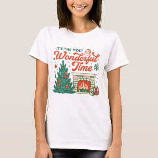 Camiseta It's the Most Wonderful Time | Vintage Christmas
