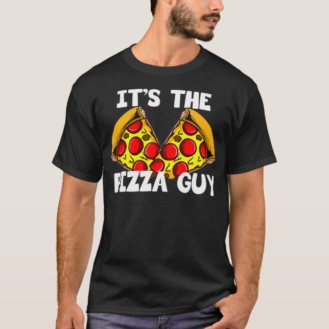 Camiseta Its The Pizza Guy - Pizza Heart  (Frente)