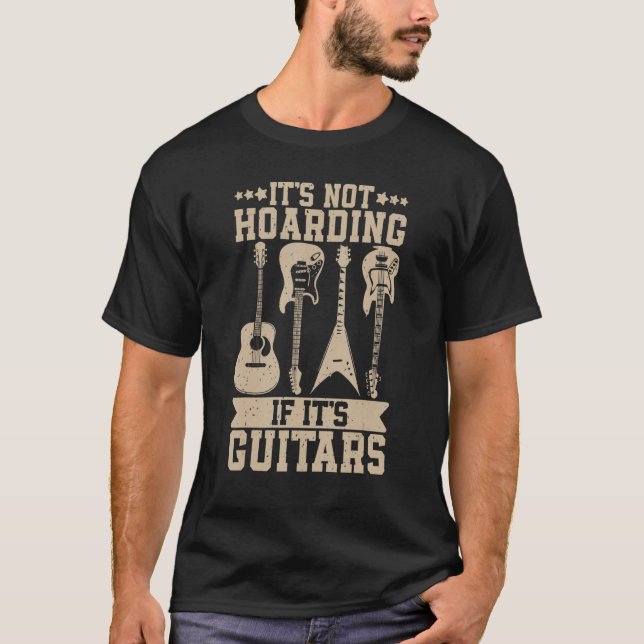 Camiseta Itu2019s não está hospedado se Itu2019s Guitars Mú (Frente)