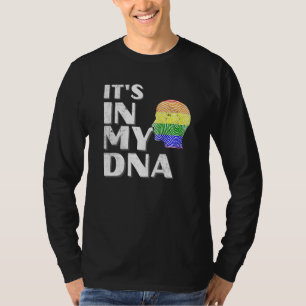 Camiseta Itu2019s no meu Gay de DNA, LGBT, Rainbow Pride Fi