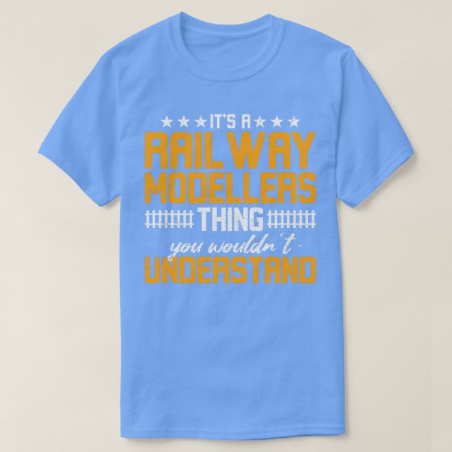 Camiseta Itx27s A Railway Modellers Thing (Frente do Design)