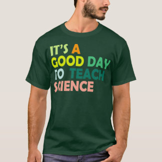 Camiseta itx27s bom dia para ensinar presente de ciência