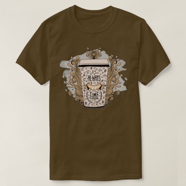 Camiseta Itx27s Sempre Café (Frente do Design)