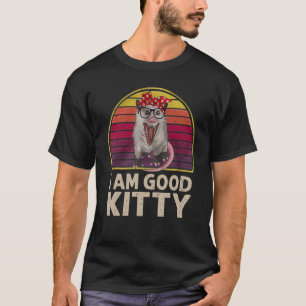 Camiseta Iu2019m A Good Gatinho Vintage Possum Meme Ogambm