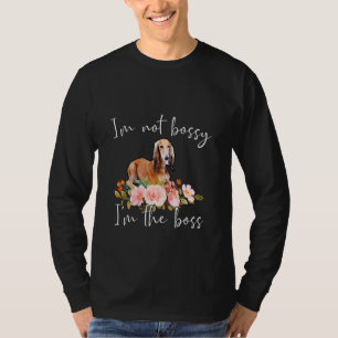 Camiseta Iu2019m Não Bossy Iu2019m The Boss Saluki