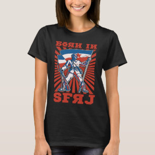 Camiseta Iugoslávia Jugo Jebiga Tito Balcânica SFRY Iugoslá