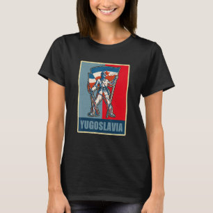 Camiseta Iugoslávia Jugo Jebiga Tito Balcânica Sfry Iugoslá