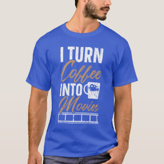 Camiseta Iurn Café Em Filmes De Filmes Diretor Filmando f