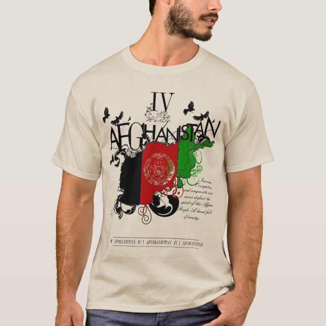 Camiseta IV Afeganistão - NOVA Edição (Frente)