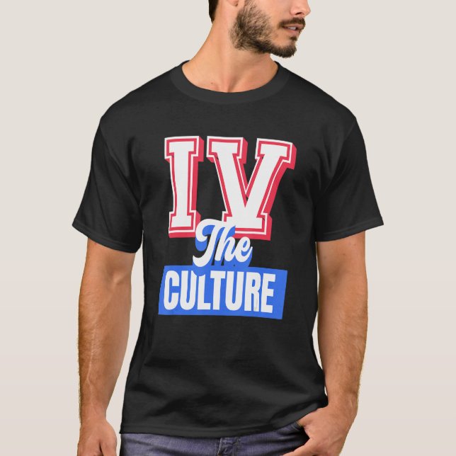 Camiseta Iv Culture Black Girl Melanin Women Men Afro Ameri (Frente)
