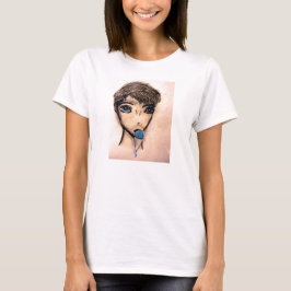 Camiseta Ivan e o snowcone azul da framboesa
