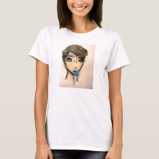 Camiseta Ivan e o snowcone de framboesa azul dois