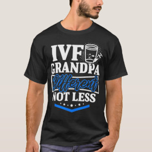 Camiseta IVF Gift Warrior Avô Menos Dia de Transferência 