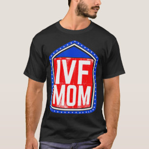 Camiseta IVF Gift Warrior US Sinalizadores Mães Dia de Tra