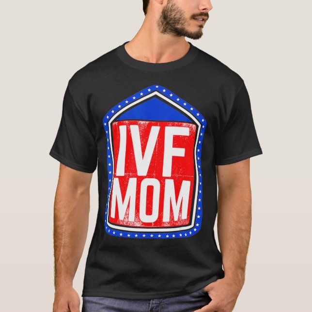 Camiseta IVF Gift Warrior US Sinalizadores Mães Dia de Tran (Frente)