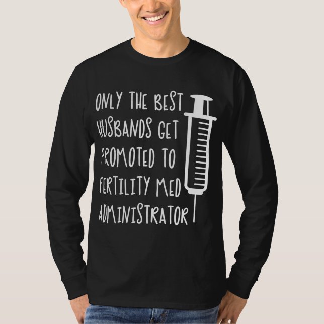 Camiseta IVF Infertilidade IVF Mãe e Pai (Frente)