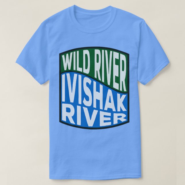 Camiseta Ivishak River Wild Wave TSirt (Frente do Design)