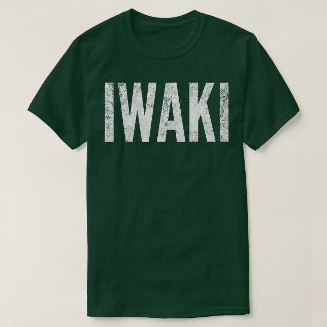 Camiseta Iwaki Japão Afastou Gráfico (Frente do Design)
