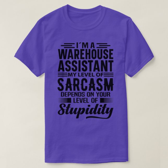 Camiseta Ix27m A Warehouse Assistant 2 (Frente do Design)