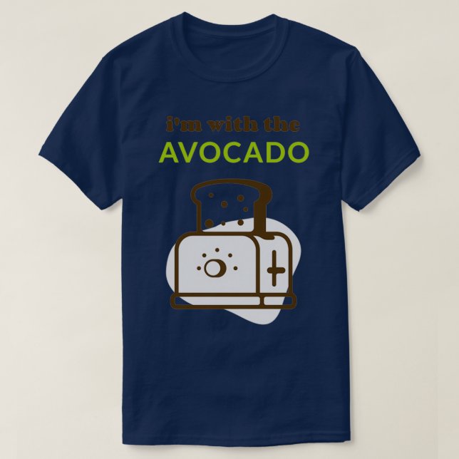 Camiseta Ix27m com a torrada Avocado (Frente do Design)