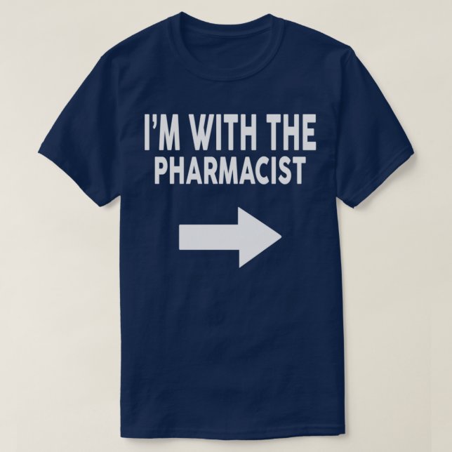 Camiseta Ix27m com FARMACÊUTICO para FARMACÊUTICOS (Frente do Design)