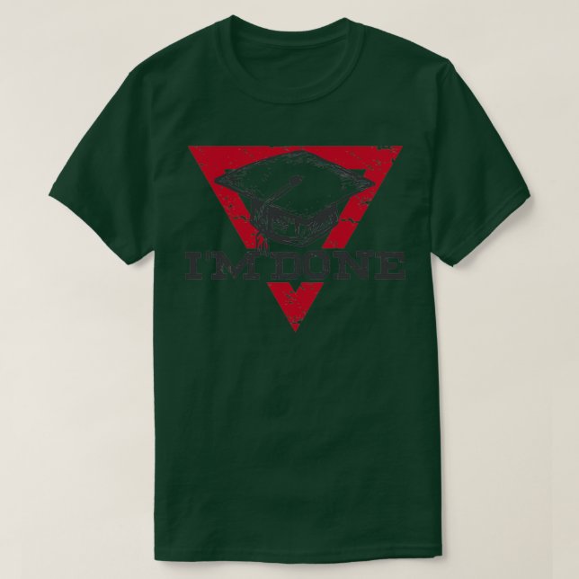 Camiseta Ix27m Feito em PHD Doutorado Masteral com Engrenag (Frente do Design)