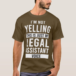 Camiseta Ix27m Não Gritando Isto É Apenas O Meu Assistente