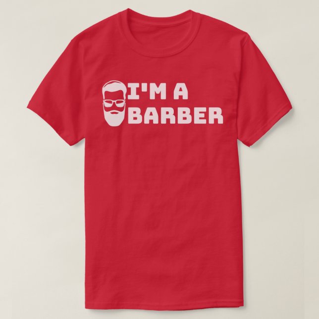 Camiseta Ix27m um barbeiro 3 (Frente do Design)