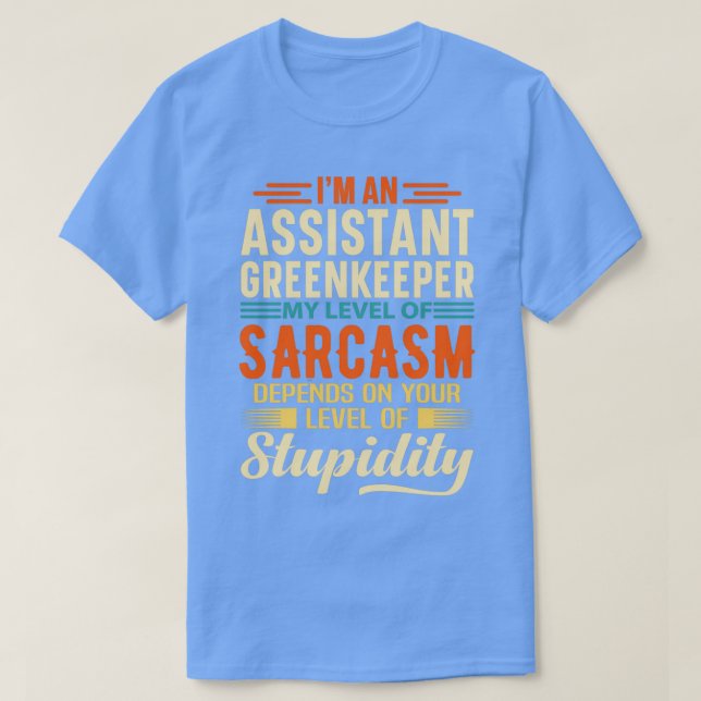 Camiseta Ix27m Um Greenkeeper Assistente 2 (Frente do Design)