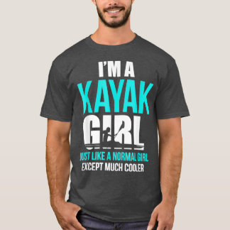 Camiseta Ix27m Uma Garota Kayak Engraçada Kayaking