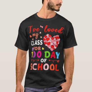 Camiseta Ix27ve Amava Minha Classe Por 100 Dias De Escola 3