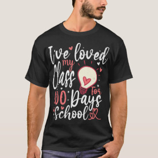 Camiseta Ix27ve Amava Minha Classe Por 100 Dias De Escola 4