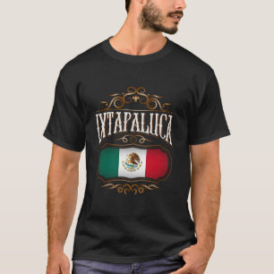 Camiseta Ixtapaluca Estado De Mã ©Xico Con Bandera Mexicana