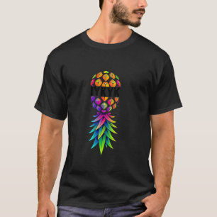 Camiseta IYKYK Abacaxi de Cabeça para Baixo Estilo de Vida 